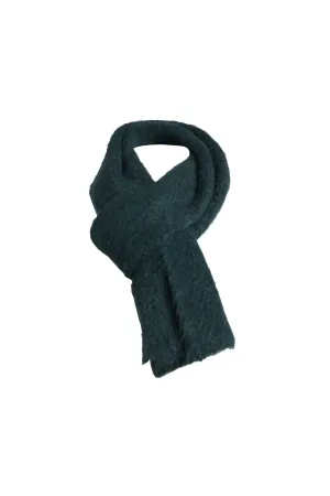 Aspen Knit Scarf Teal in Alpaca