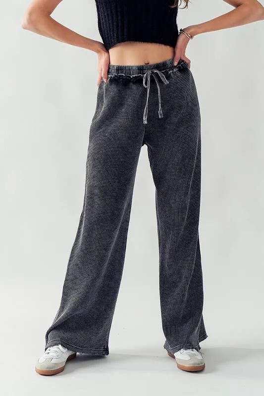 BRAY COZY COMFORT PANTS: BLACK