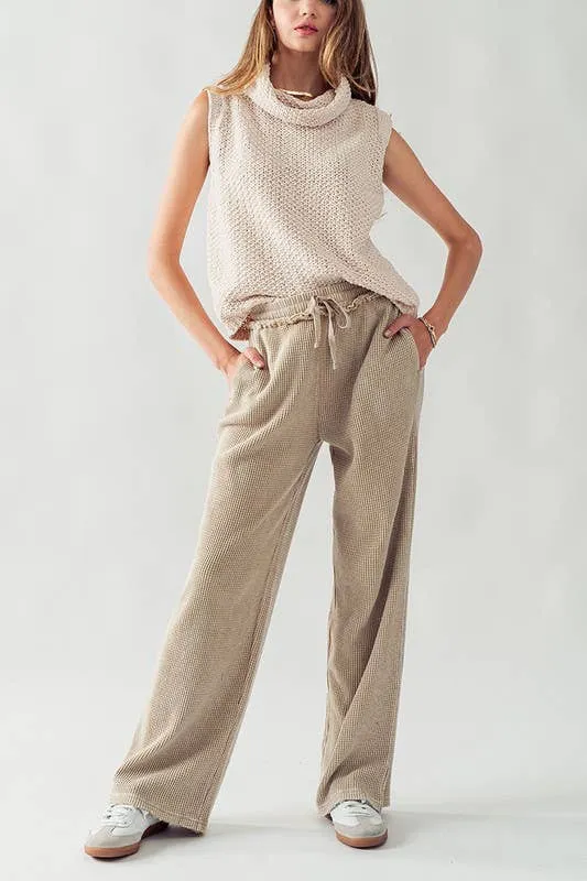 BRAY COZY COMFORT PANTS: BLACK