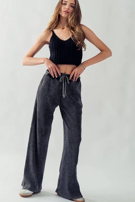 BRAY COZY COMFORT PANTS: BLACK