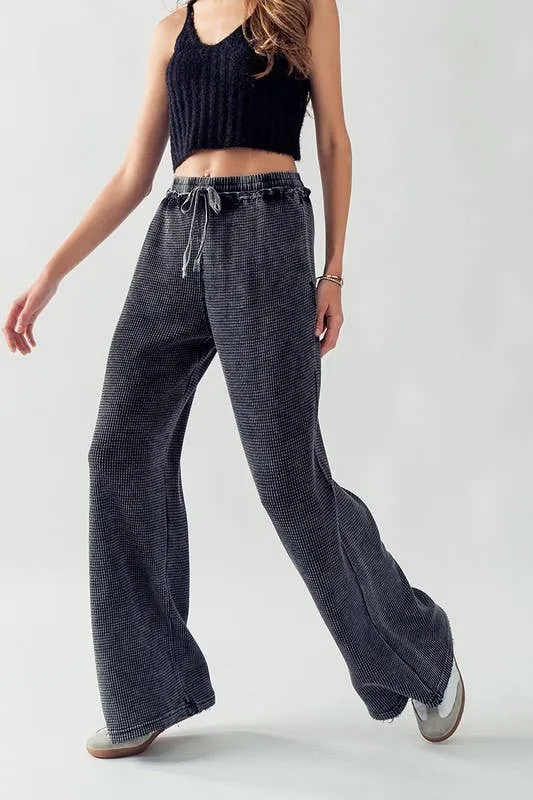 BRAY COZY COMFORT PANTS: BLACK