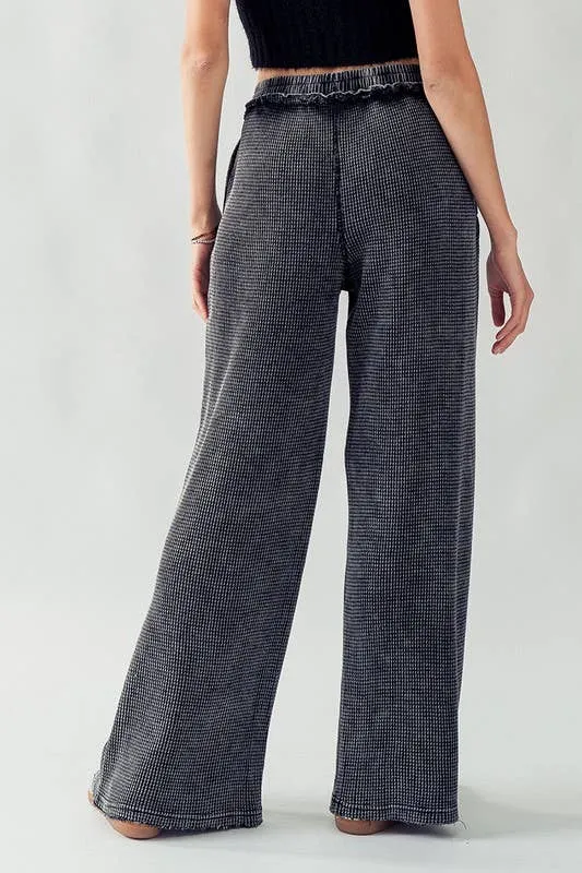 BRAY COZY COMFORT PANTS: BLACK