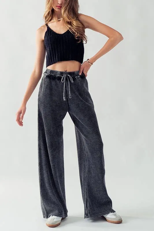 BRAY COZY COMFORT PANTS: BLACK