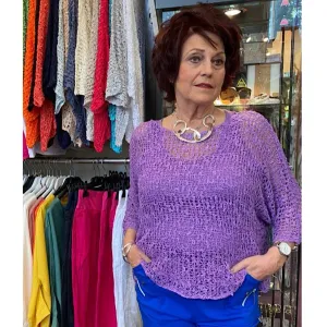 Breezy Lilac Bohemian Popcorn Cover Up