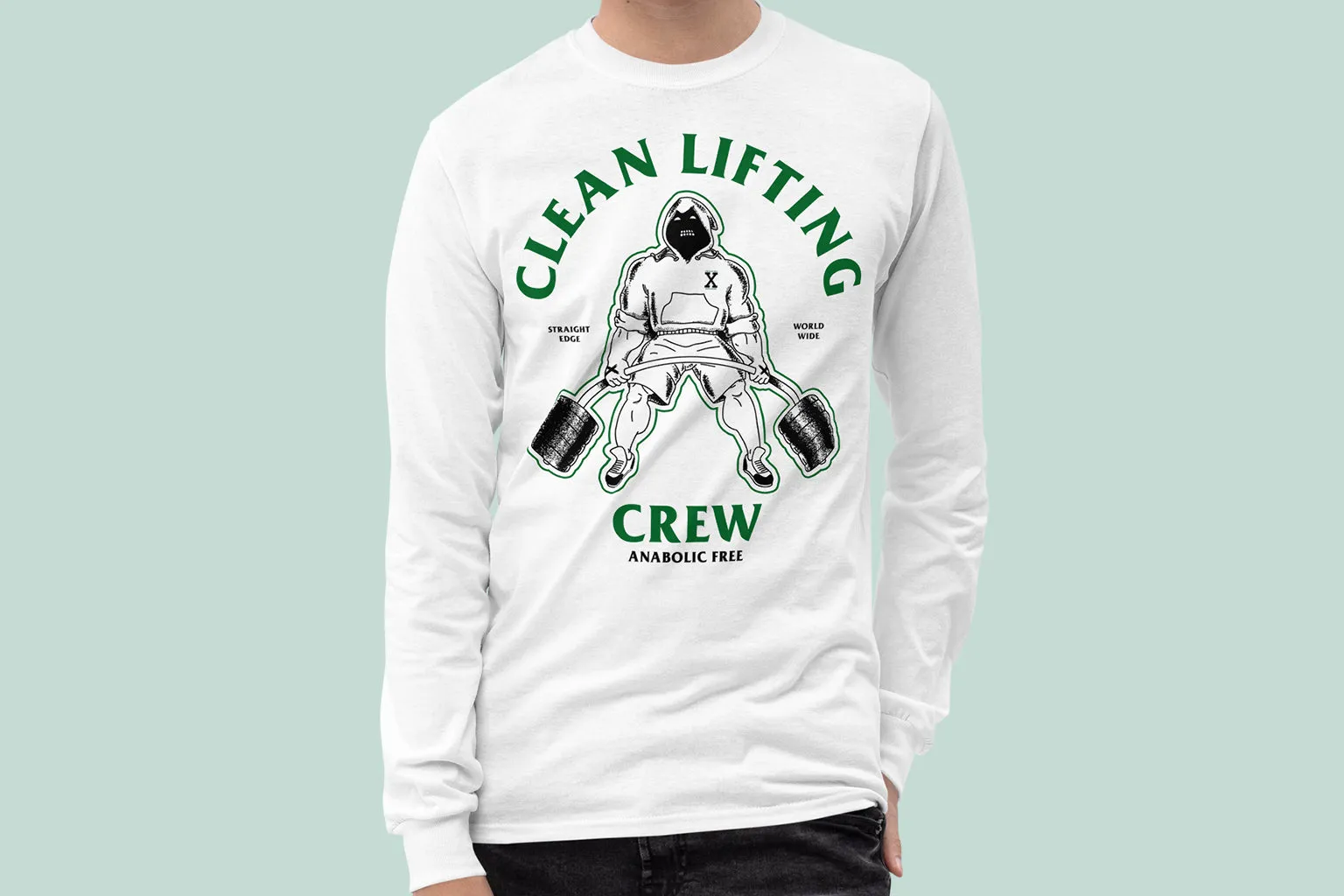 Clean Lifting Crew Long Sleeve Tee