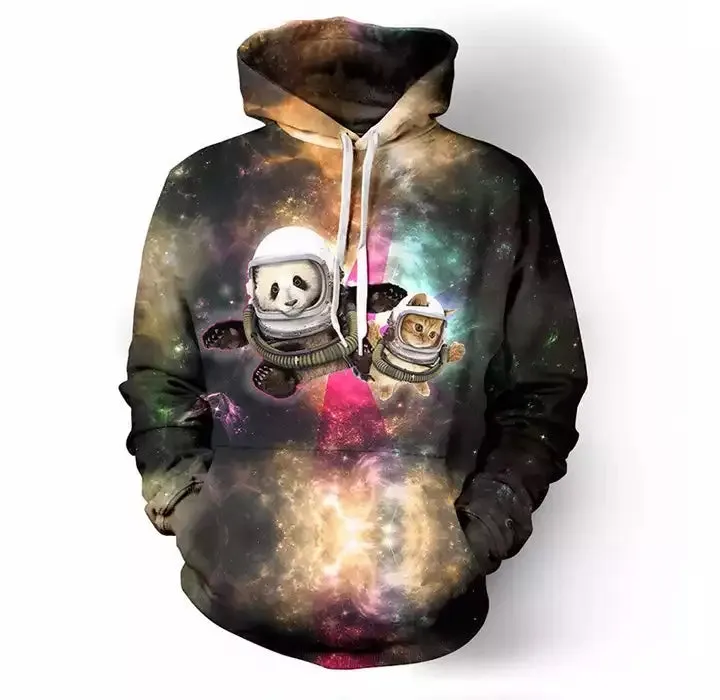 Custom sublimation galaxy Sweater/Sweat Shirt/Hoodie/hooded