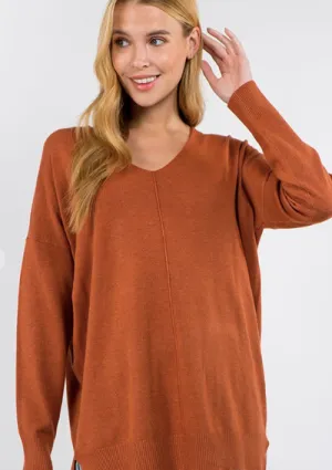 Dreamers Heather Cider Sweater, Sweaters, Pullover Sweaters, Dreamy Sweaters