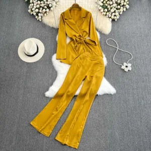 Fashion Suit Femininity Medium Long-اطقم نساء