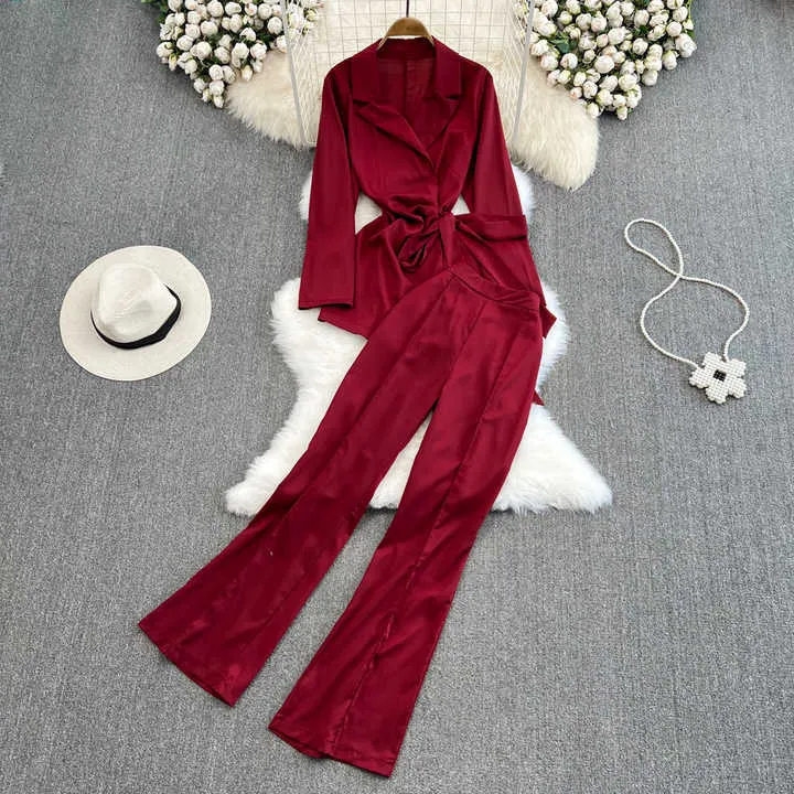 Fashion Suit Femininity Medium Long-اطقم نساء