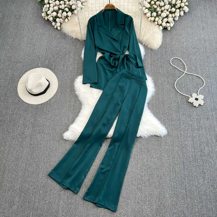 Fashion Suit Femininity Medium Long-اطقم نساء