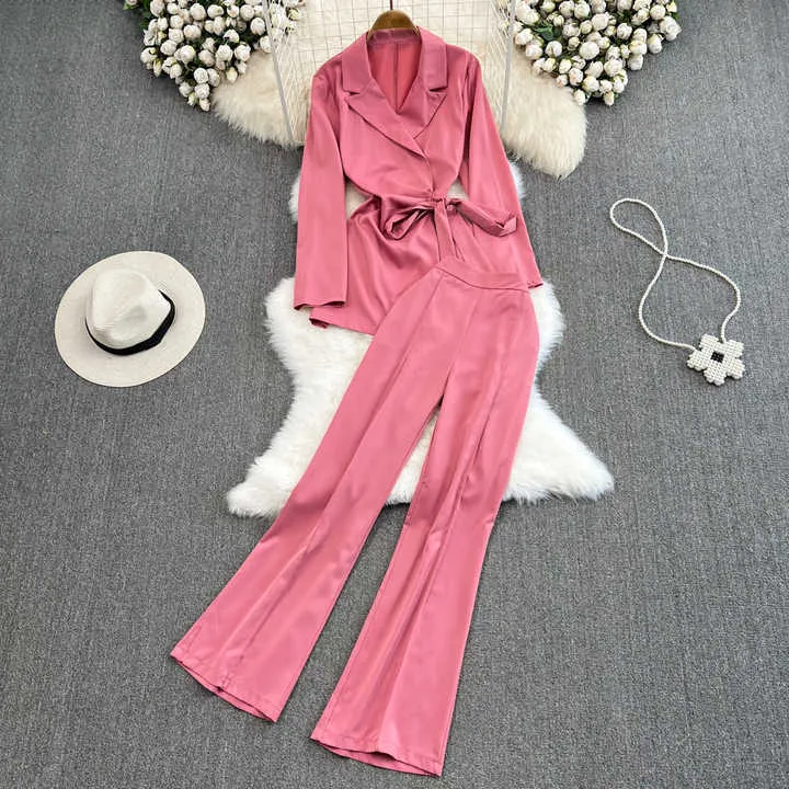 Fashion Suit Femininity Medium Long-اطقم نساء