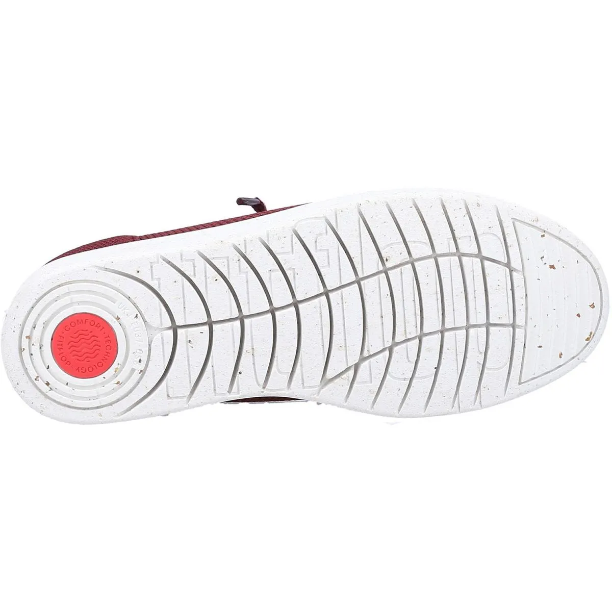 Fit Flop Rally E01 Multi-Knit Trainers Plummy