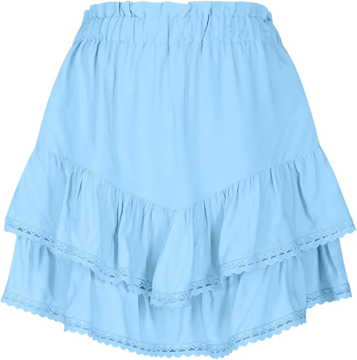 Flowy Shorts for Women Casual Boho Floral Skort Ruffle Mini Skirts Running Tennis Butterfly Shorts 2025 Trendy Outfit