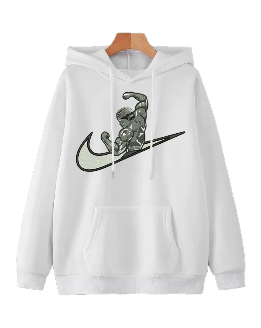 Hoodie Gym Arnold 2 White