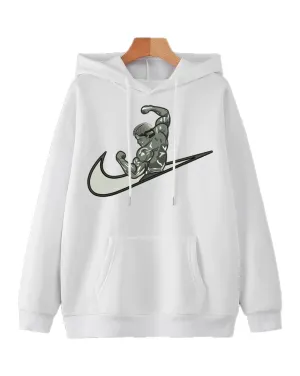 Hoodie Gym Arnold 2 White