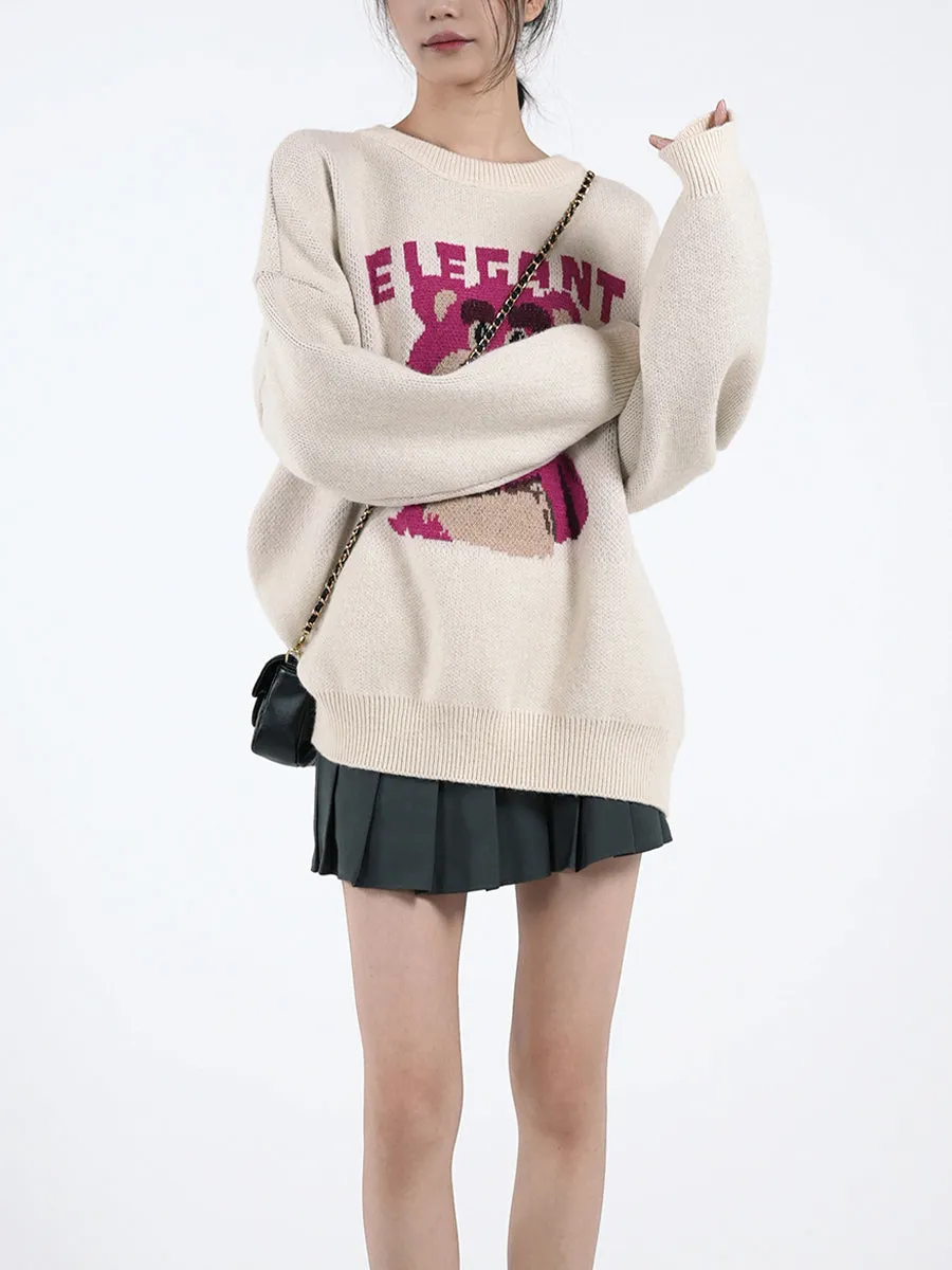 Knitted Sweater Sweatshirt