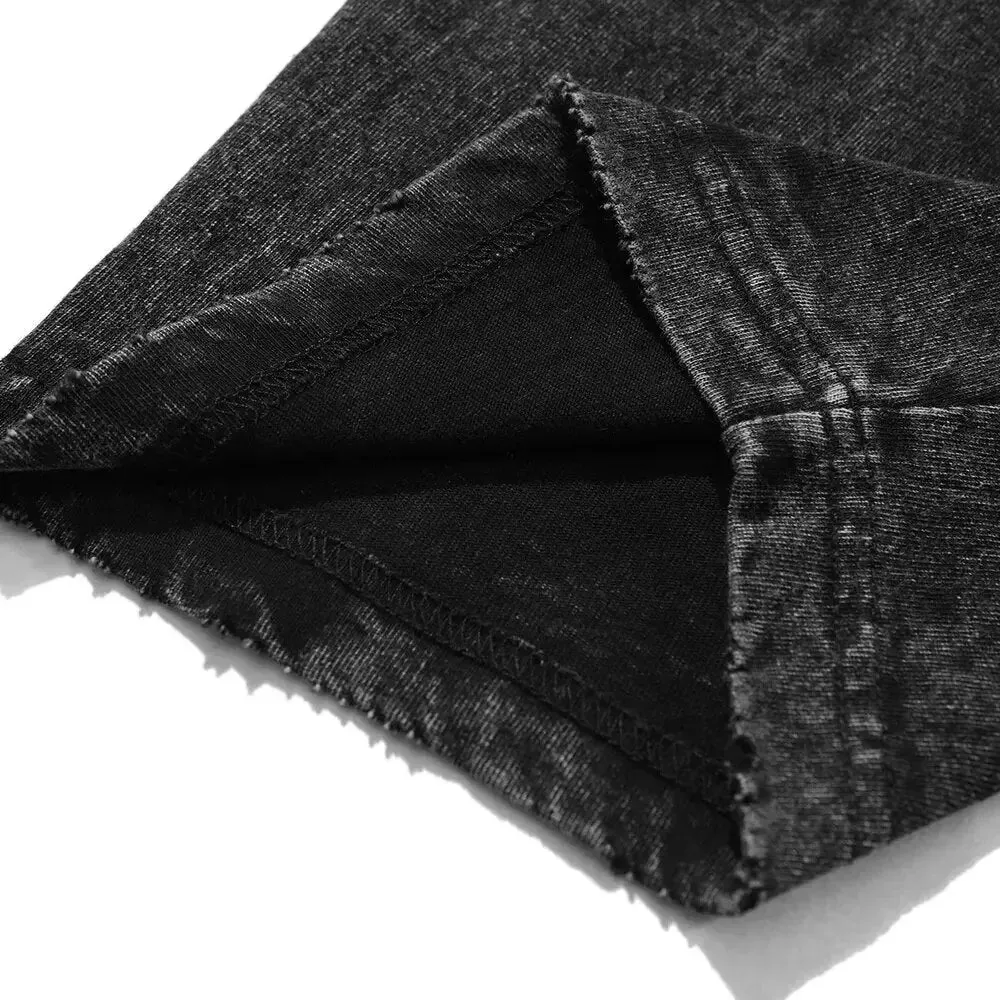 [KUJO] "Black Flash" Vintage Oversized T Shirt