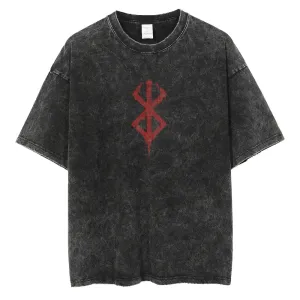 [KUJO] "Cursed V2" Vintage Oversized T Shirt