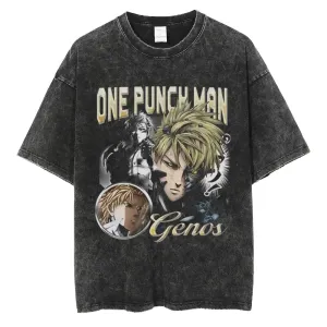 [KUJO] "Demon Cyborg" Vintage Oversized T Shirt