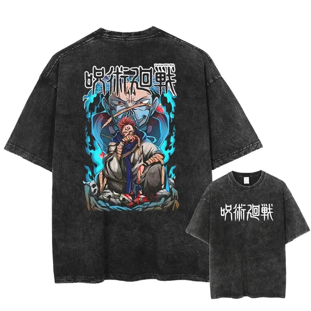[KUJO] "Disgraced" 2-Sided Vintage Oversized T Shirt