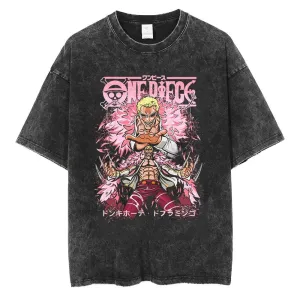 [KUJO] "Doflamingo" Vintage Oversized T Shirt