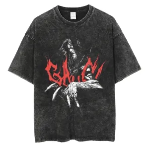 [KUJO] "Garou" Vintage Oversized T Shirt