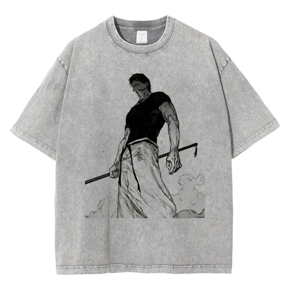 [KUJO] "Invisible Toji" Vintage Oversized T Shirt