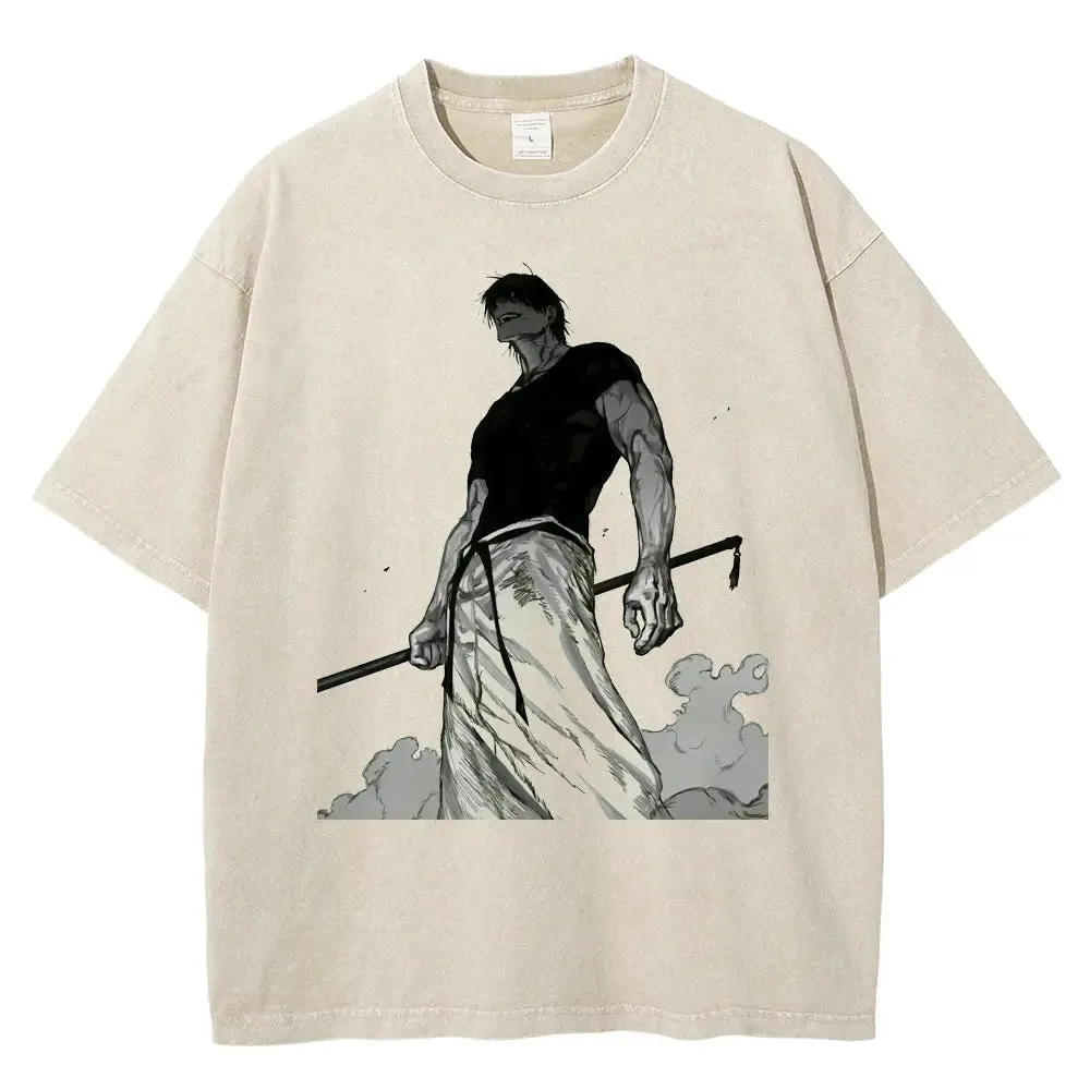 [KUJO] "Invisible Toji" Vintage Oversized T Shirt