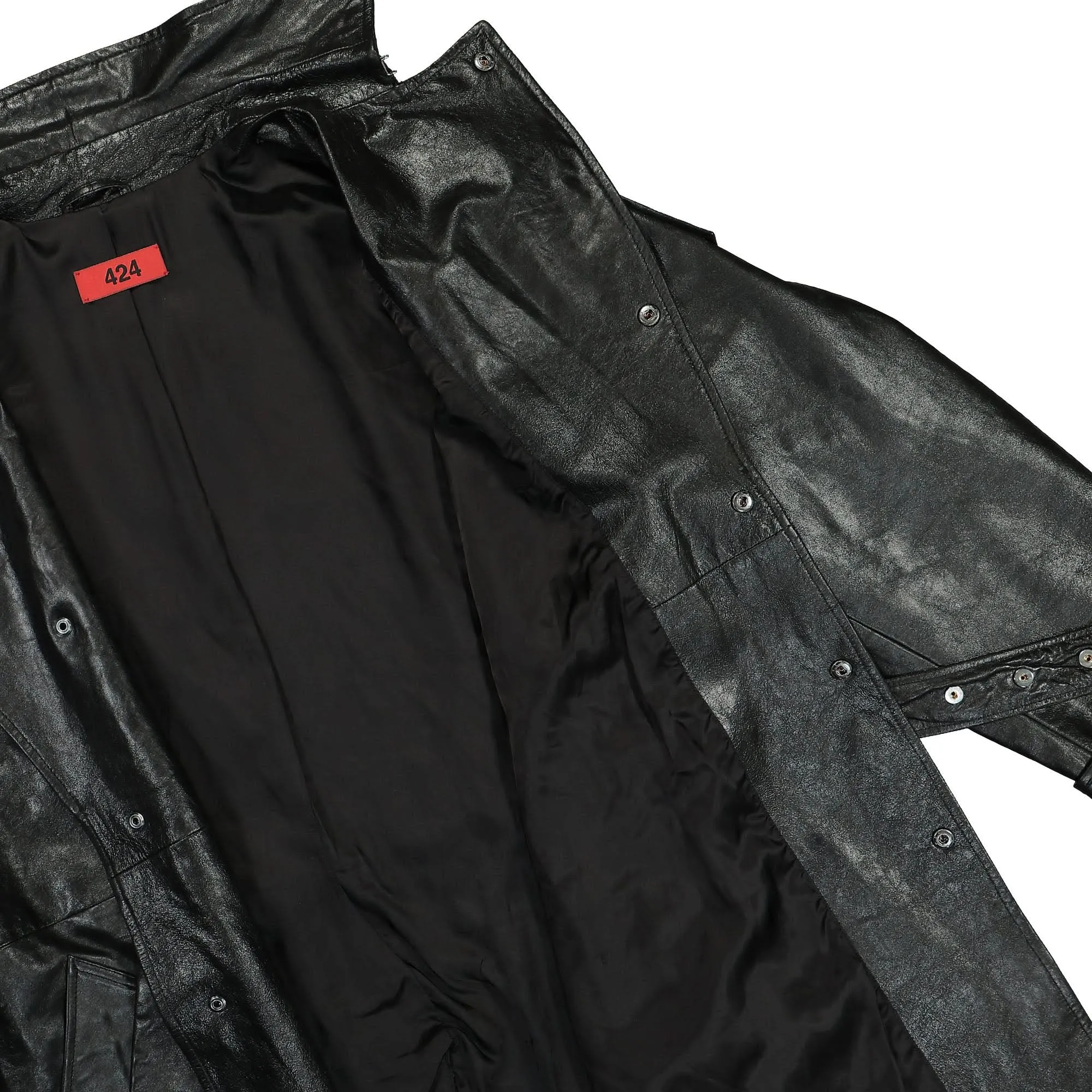 Leather Trench Coat