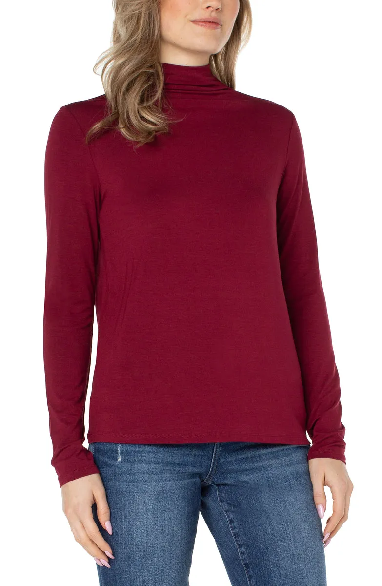 Mock Neck Knit Top - SALE