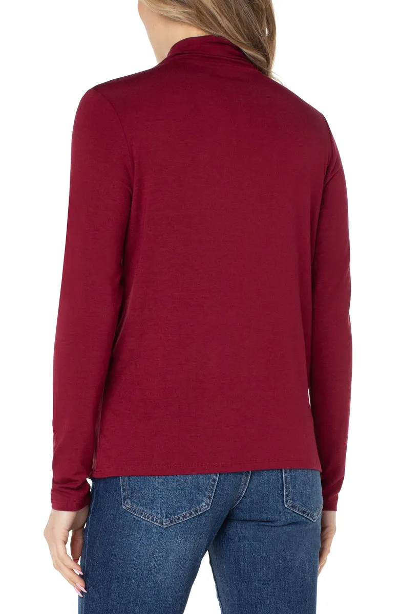 Mock Neck Knit Top - SALE