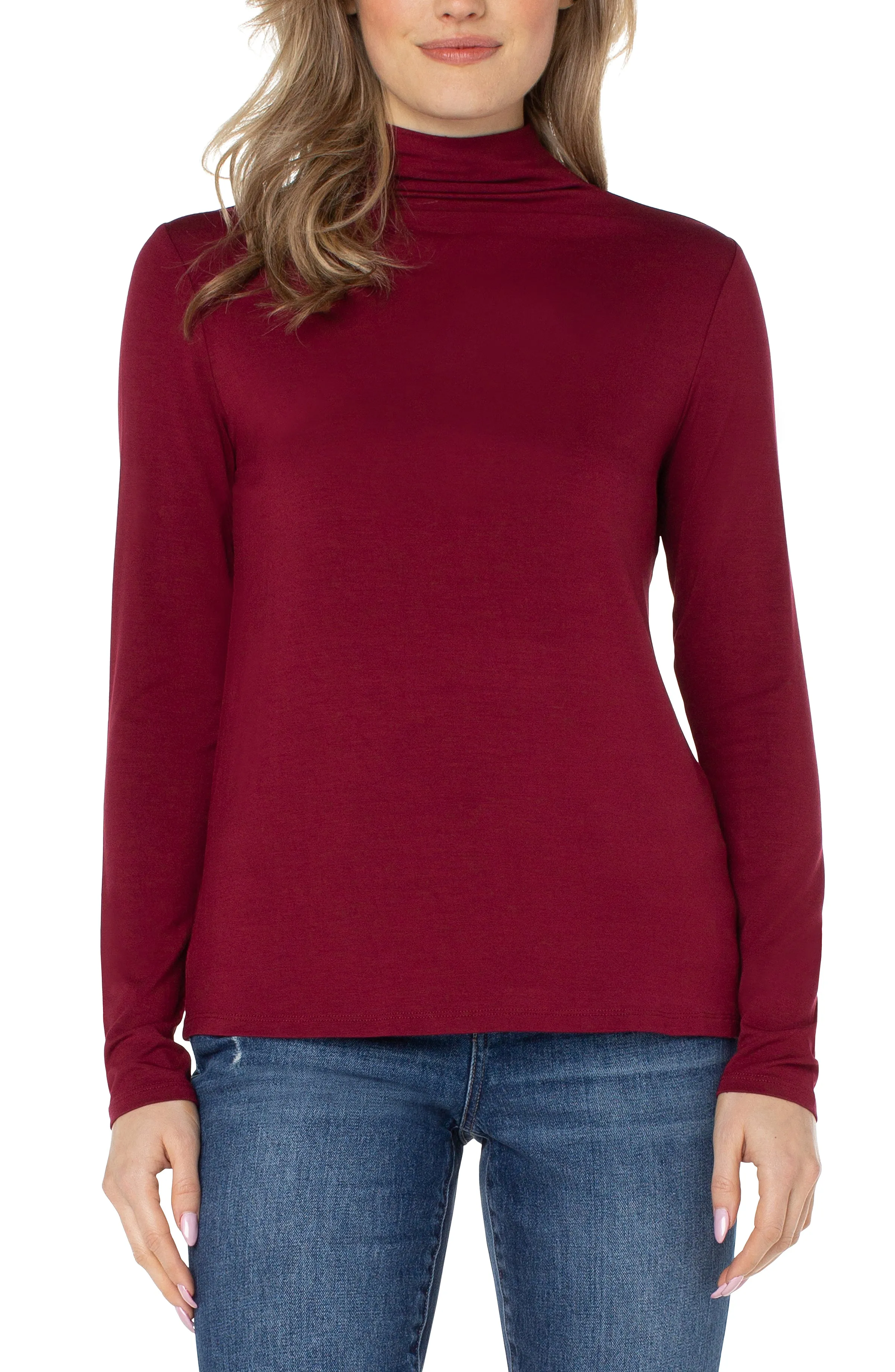 Mock Neck Knit Top - SALE