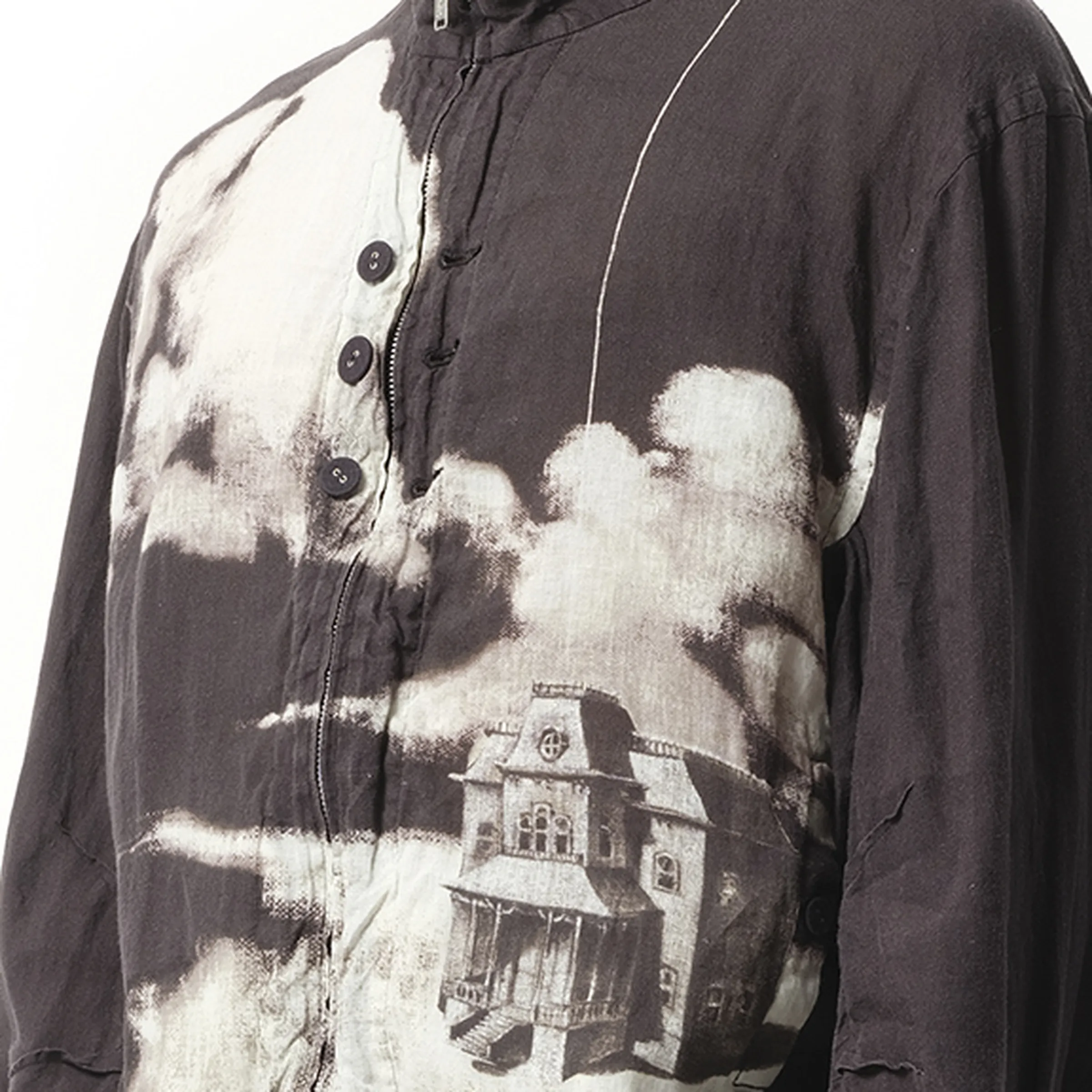 Peace and Tranquility Blouson in Black