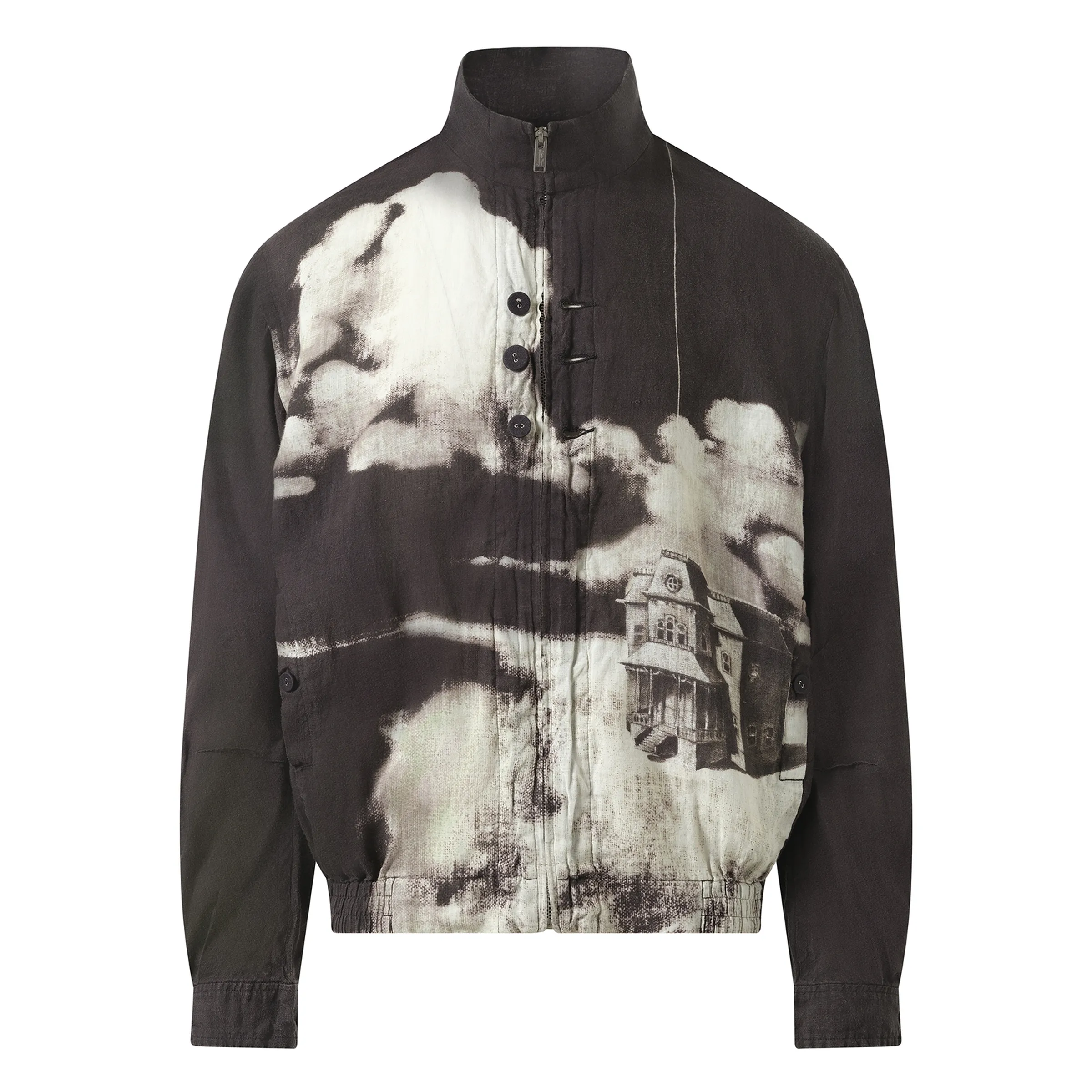 Peace and Tranquility Blouson in Black