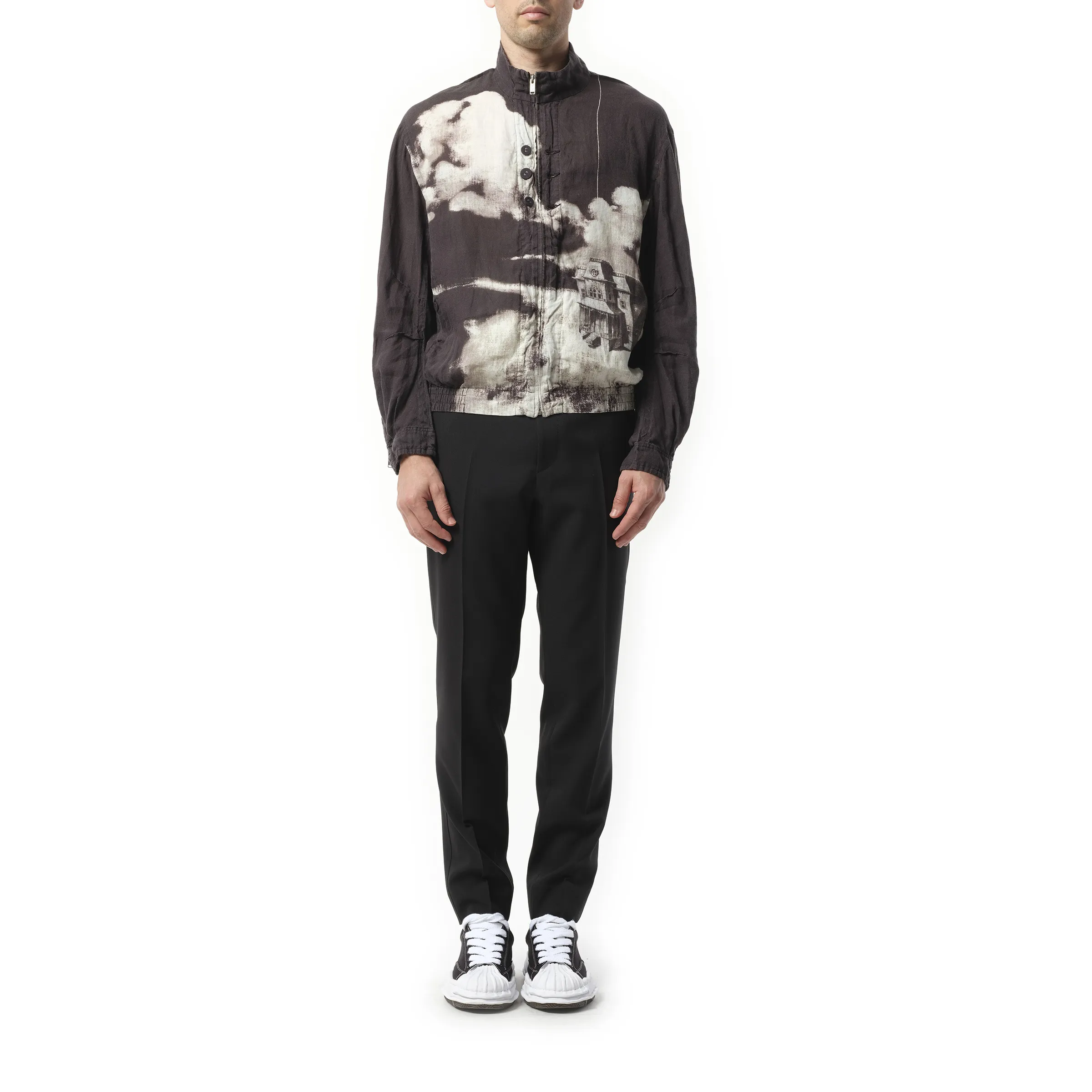 Peace and Tranquility Blouson in Black