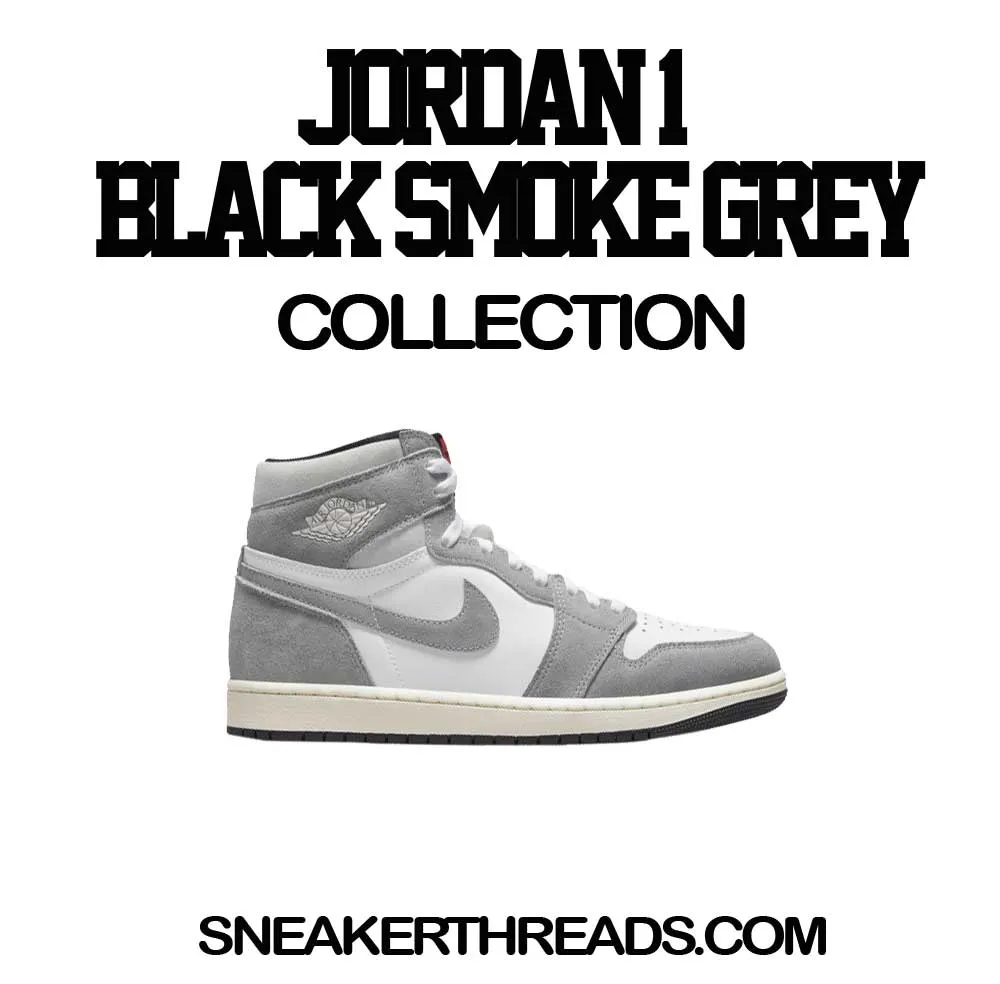 Retro 1 Black Smoke Grey Clean Pair Shirt
