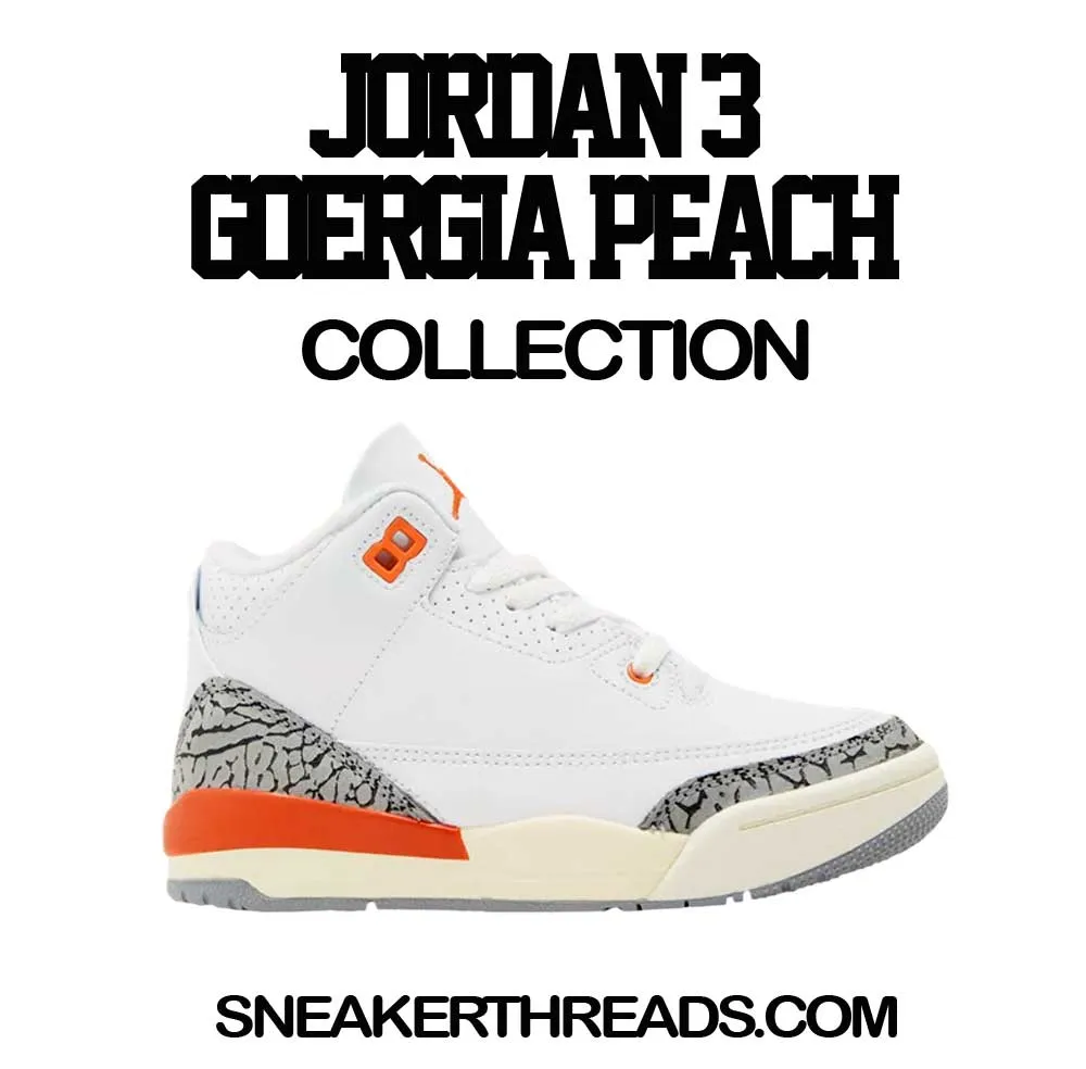 Retro 3 Georgia Peach Clean Pair Shirt