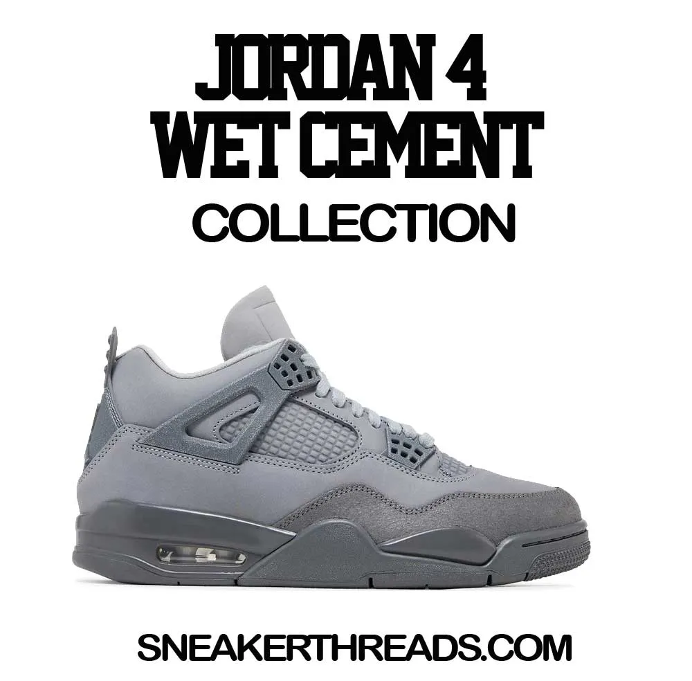 Retro 4 Wet Cement Clean Pair Shirt