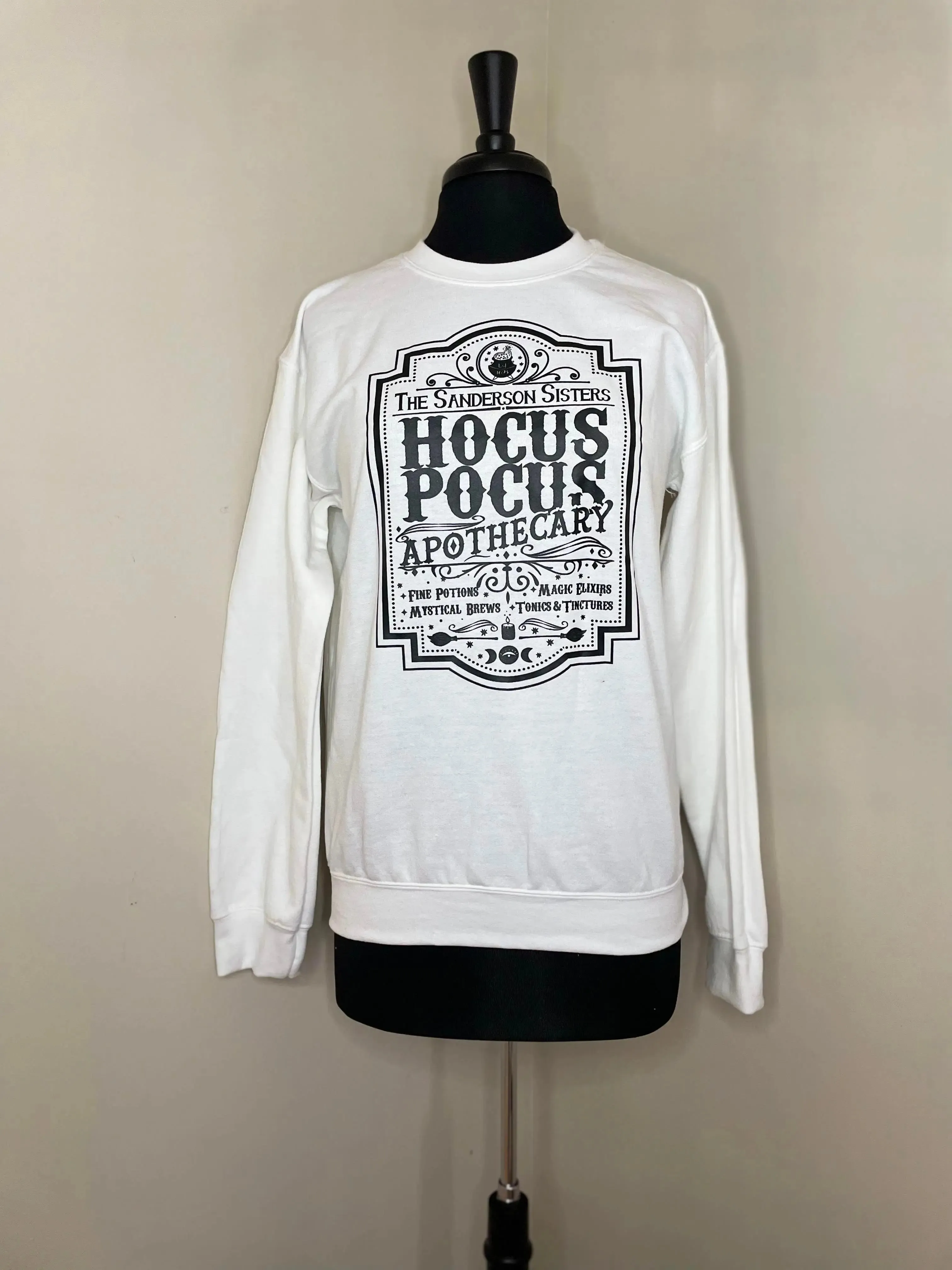 RTS White Hocus Pocus Apothecary Sweater