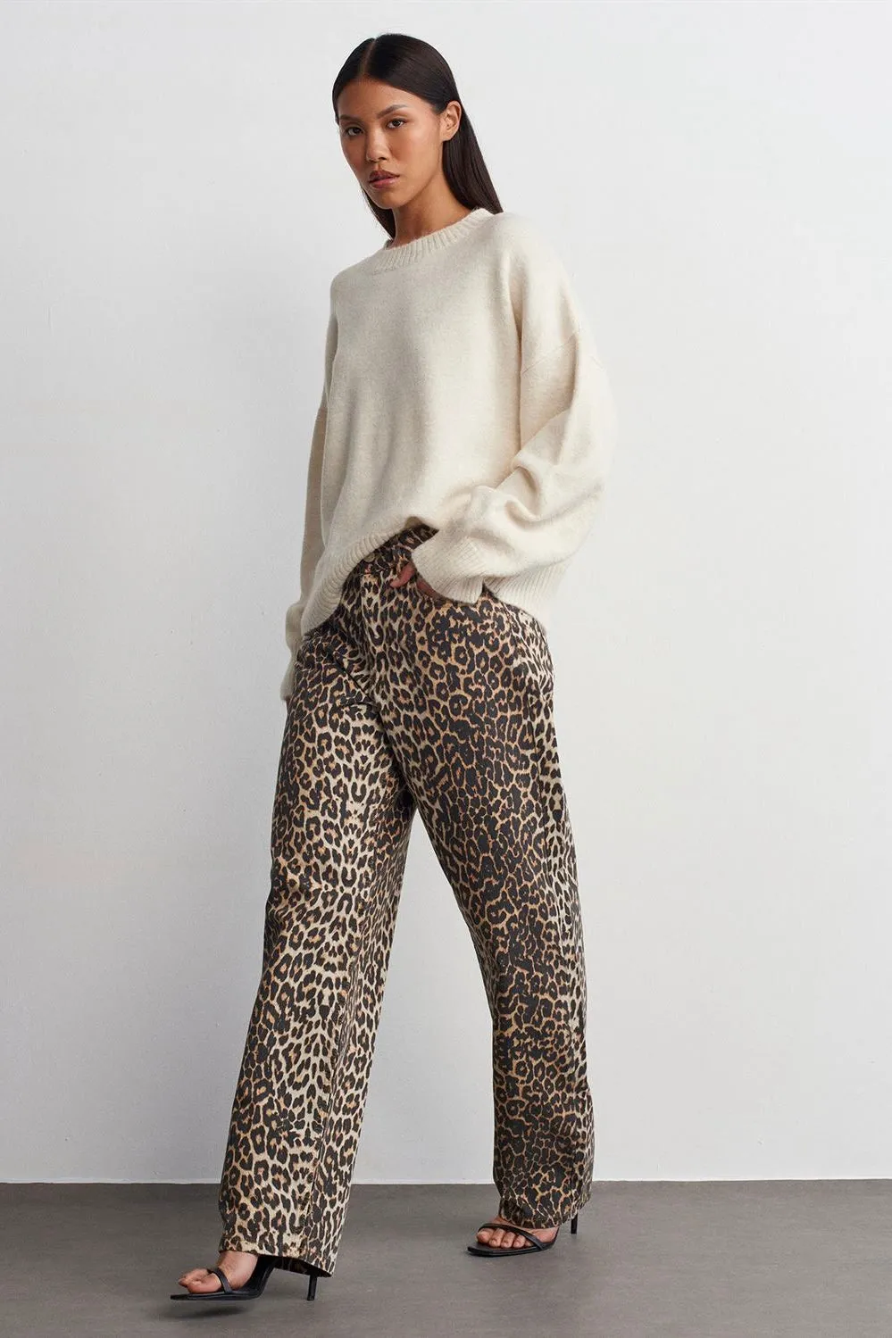Soft Crewneck Knit Sweater