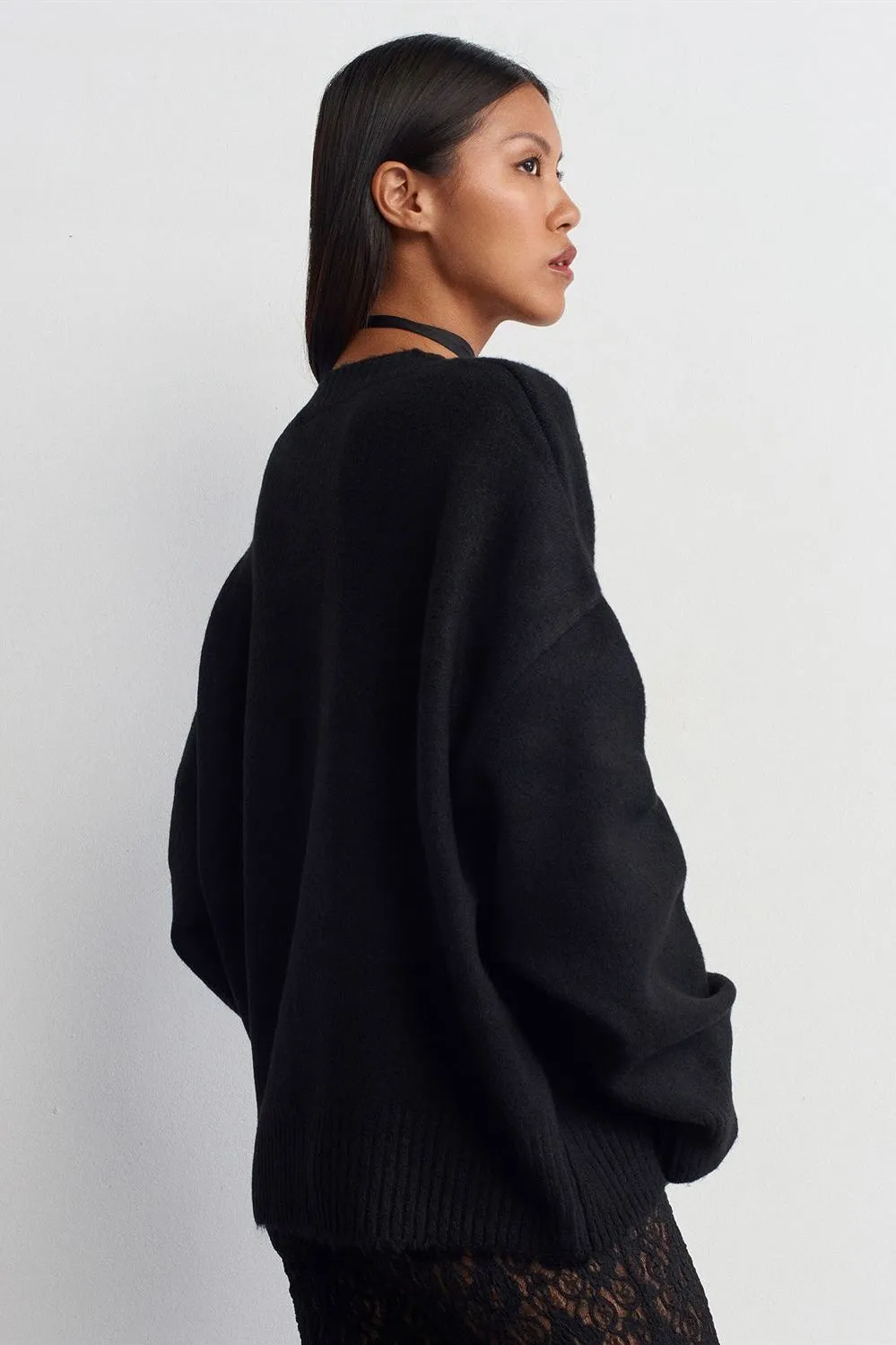 Soft Crewneck Knit Sweater