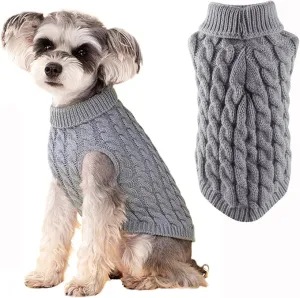 Stay Cozy & Cute with the Perfect Turtleneck Dog Sweater for Small & Medium Pets