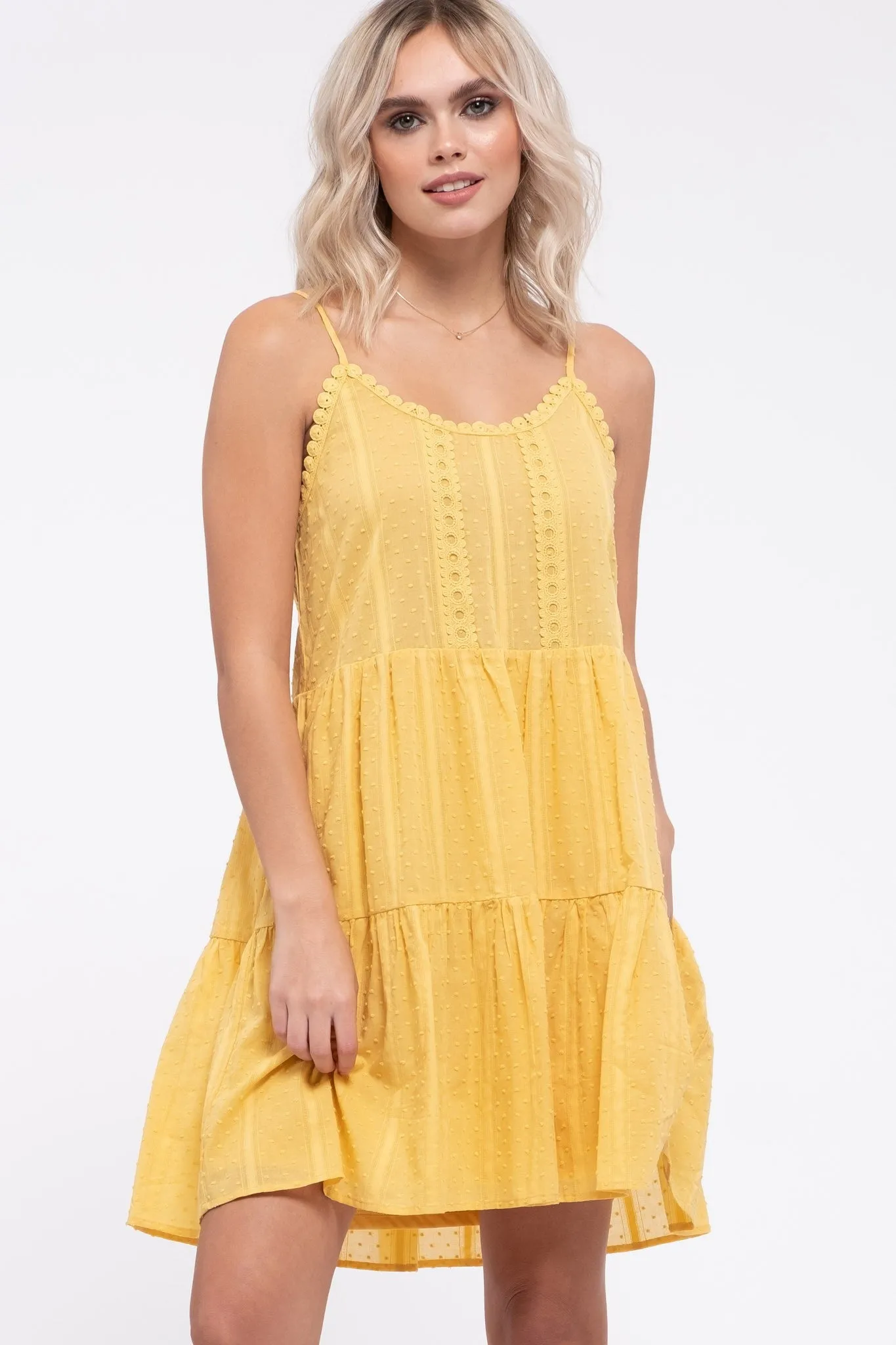 The Lia Dotted Lace Sun Dress