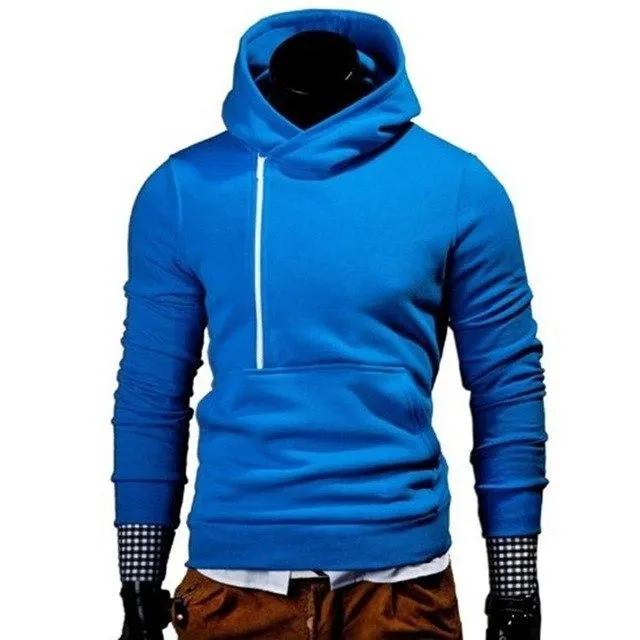 Thicken Warm Zipper Pullovers Men Hoodies