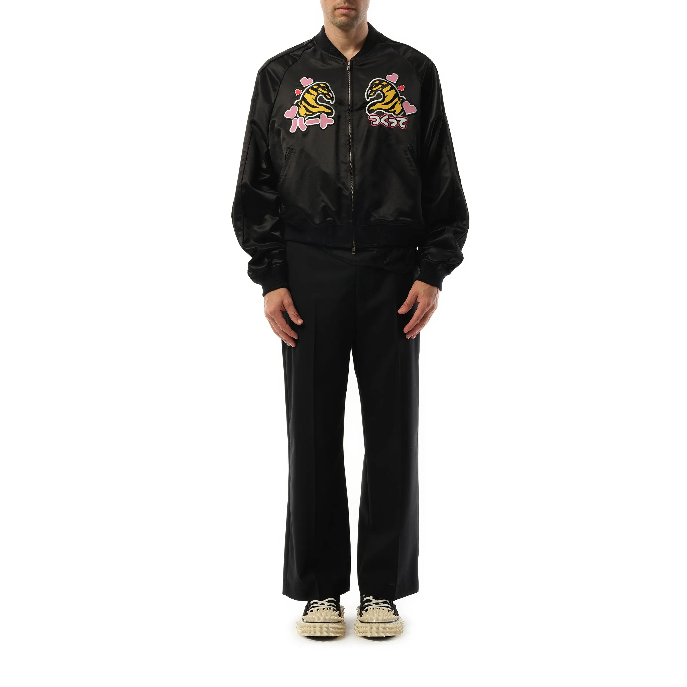Tiger Fan-Service Souvenir Jacket in Black