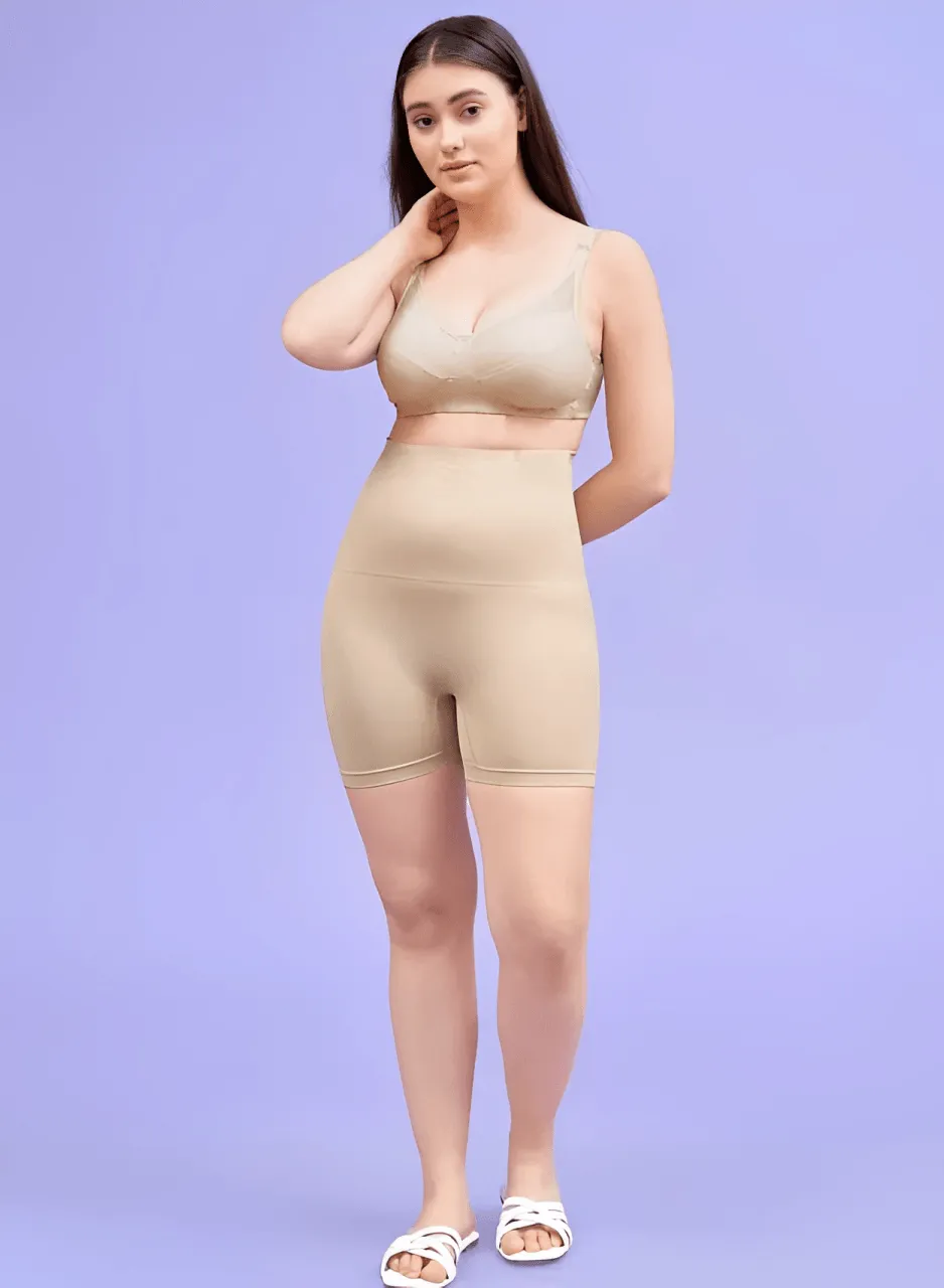 Tummy Tucker Women's High Waist Shapewear for Women, Tummy Shaper Comfortable Seamless Shapewear (Free Size)