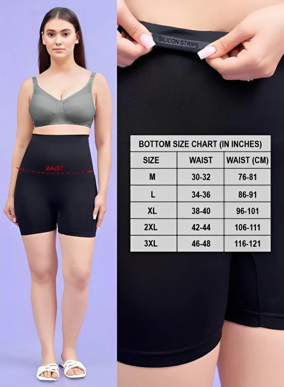 Tummy Tucker Women's High Waist Shapewear for Women, Tummy Shaper Comfortable Seamless Shapewear (Free Size)