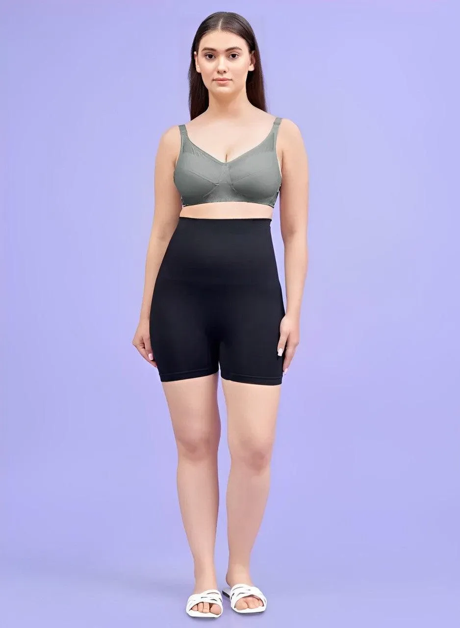 Tummy Tucker Women's High Waist Shapewear for Women, Tummy Shaper Comfortable Seamless Shapewear (Free Size)
