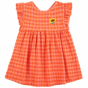 Vichy Woven Baby Dress by Bobo Choses