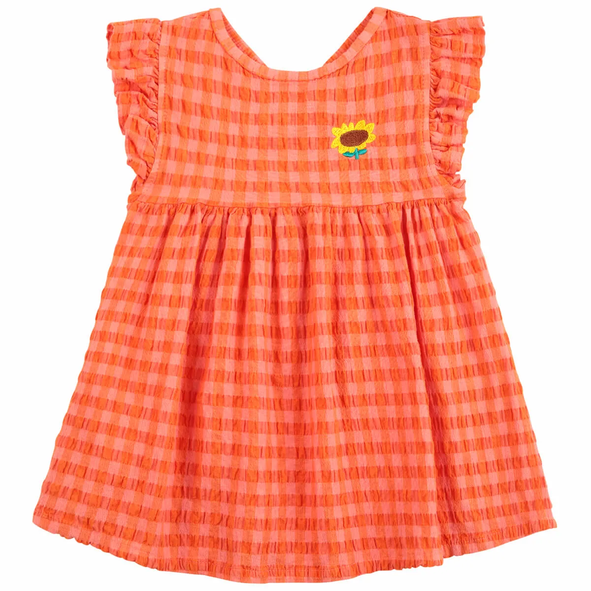 Vichy Woven Baby Dress by Bobo Choses